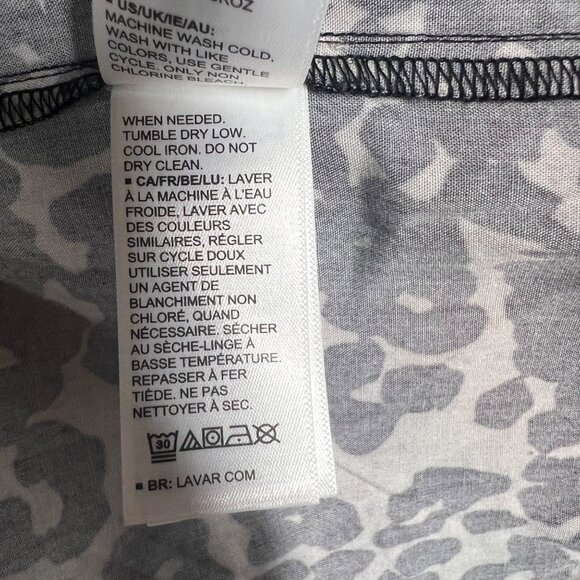 Caralyn Mirand The Drop Women's Plus Size Leopard Print 3/4 Sleeve Tiered Dress - Picture 7 of 8